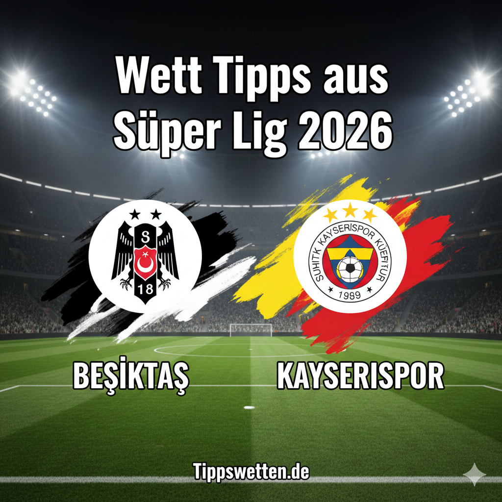 Wett Tipps aus Süper Lig 2026 : Besiktas vs Kayserispor - 18. Spieltag