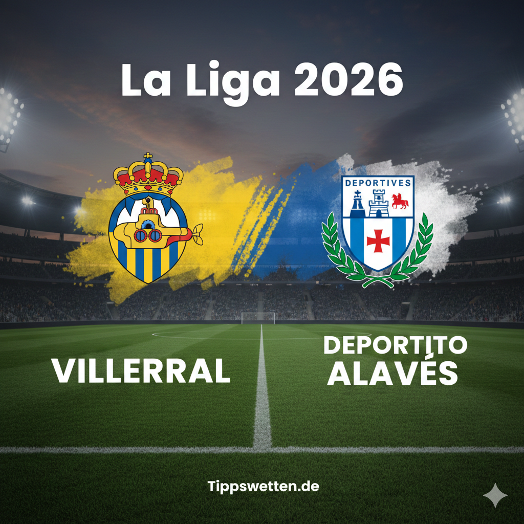 Wett Tipps die La Liga 2026 : Villarreal vs Deportivo Alaves - 20. Spieltag