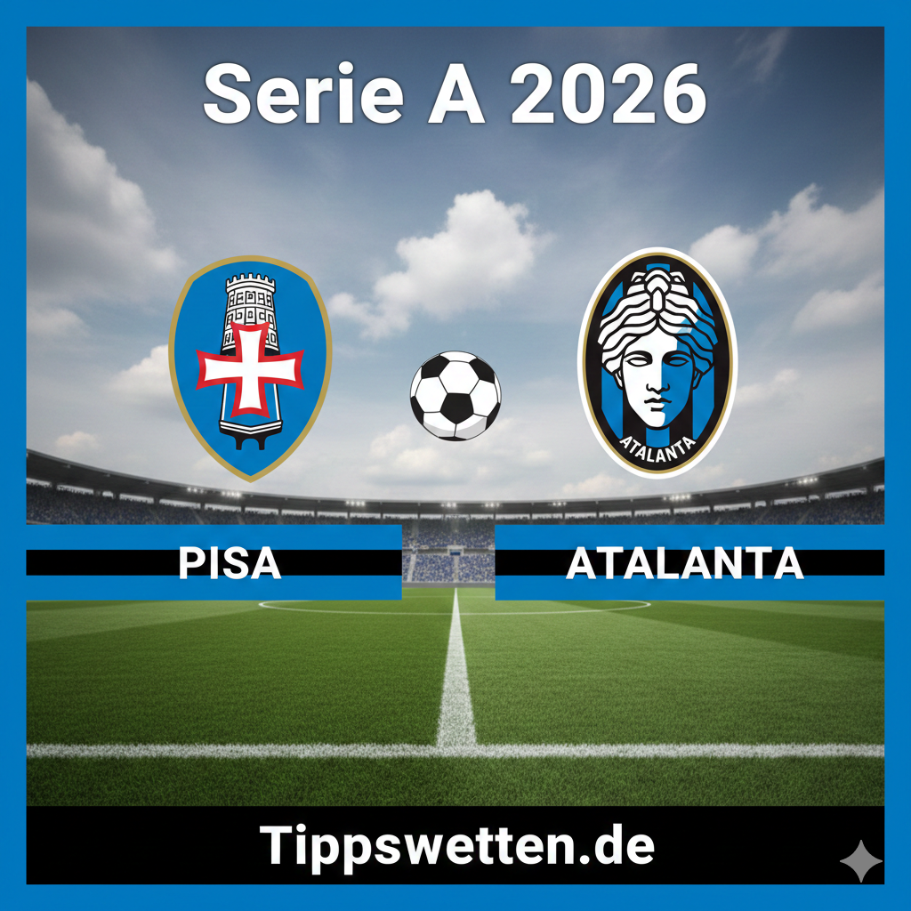 Wett Tipps die Serie A 2026 : Pisa vs Atalanta - 21. Spieltag